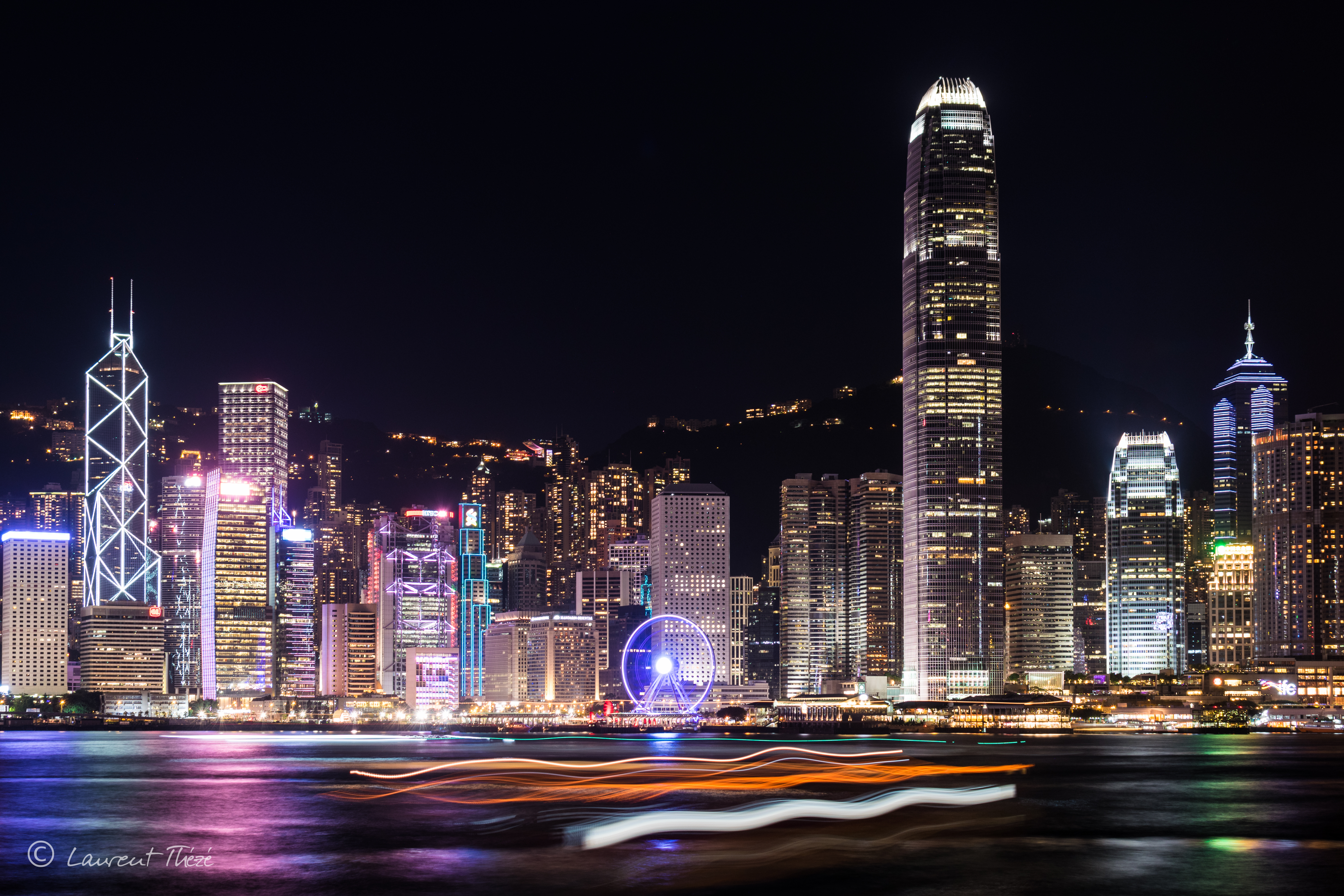 Hong Kong et ses lumières.